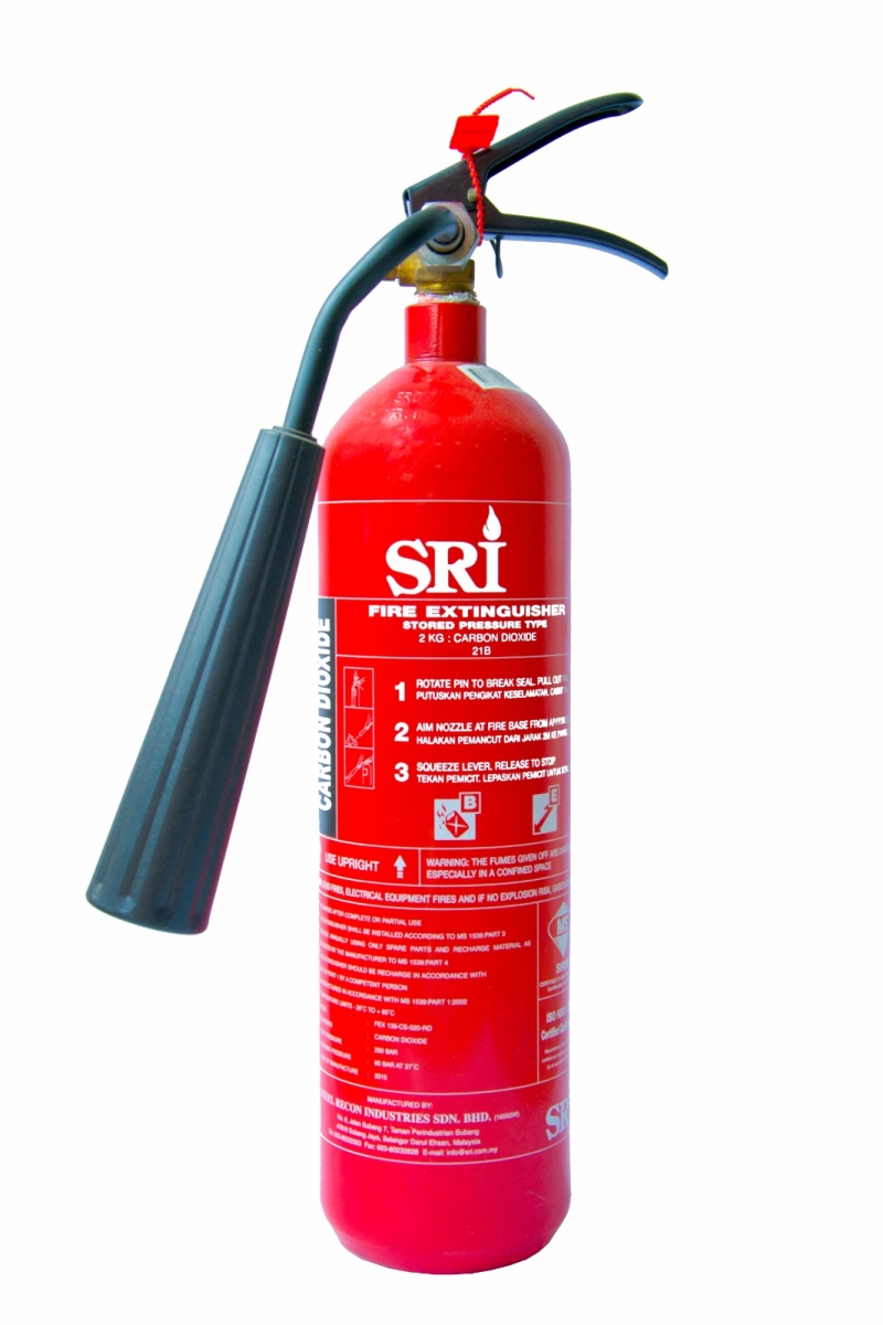 2kg Carbon Dioxide Fire Extinguisher, Specialities : Easy To Use, Eco